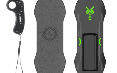 How do you control an electric skateboard?